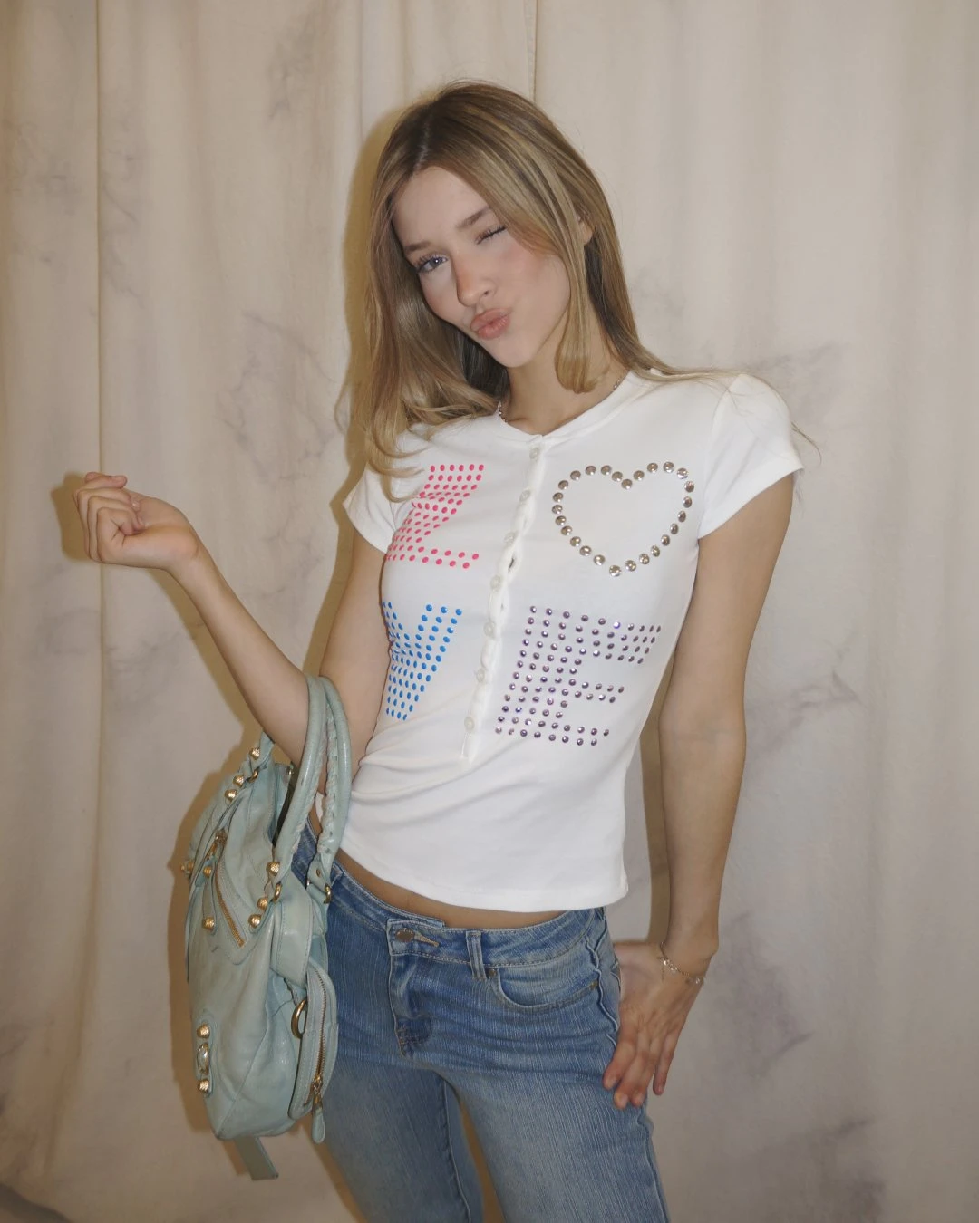 Футболка 1SLS/020598-100 Look Online