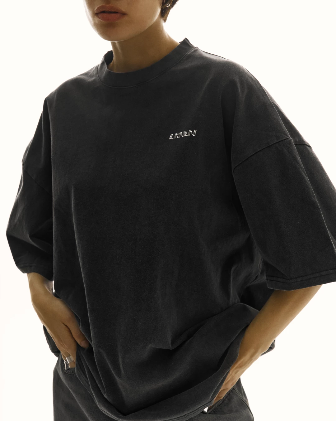 Футболка oversize с принтом на спине 2 Look Online