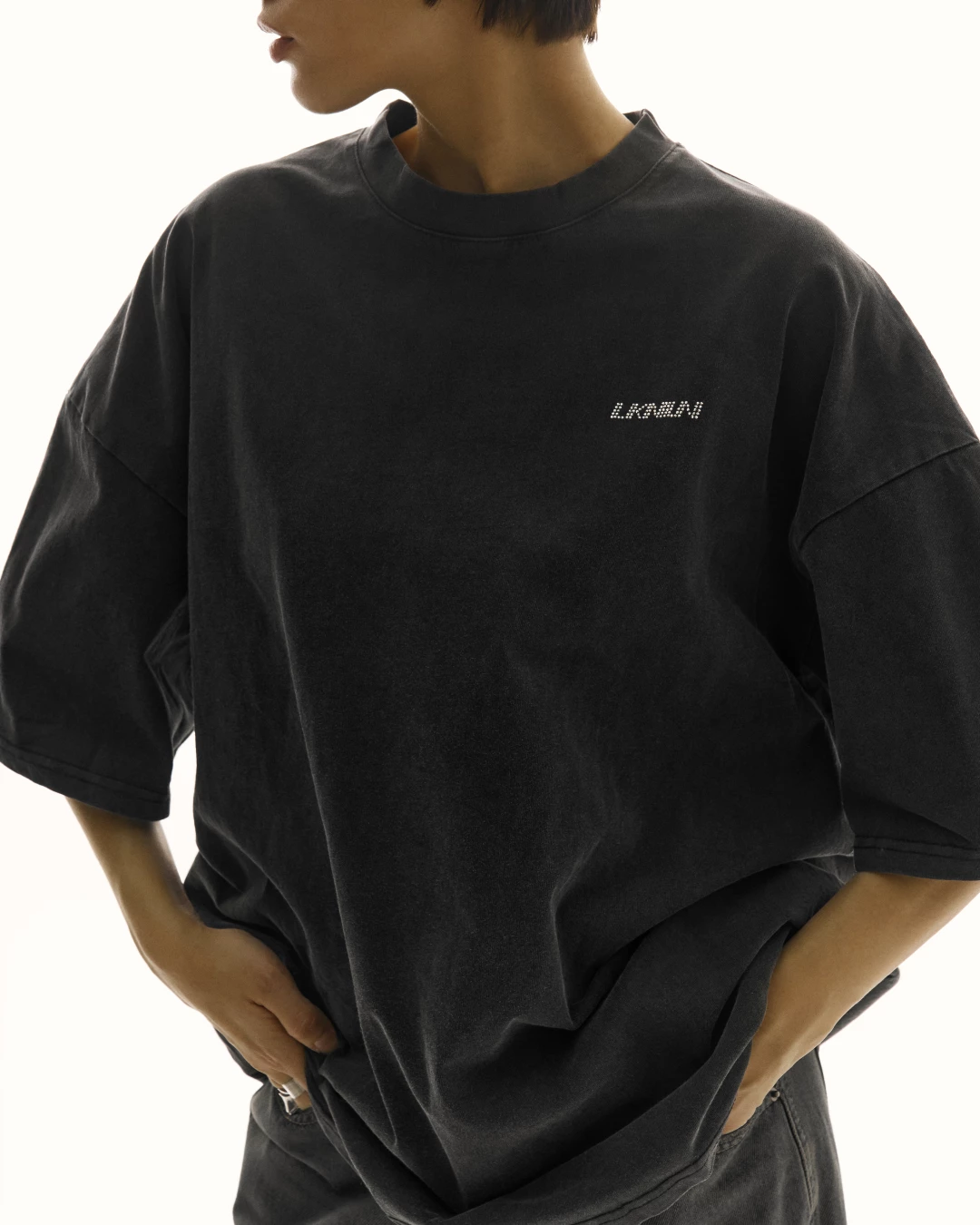 Футболка oversize с принтом на спине 2 Look Online