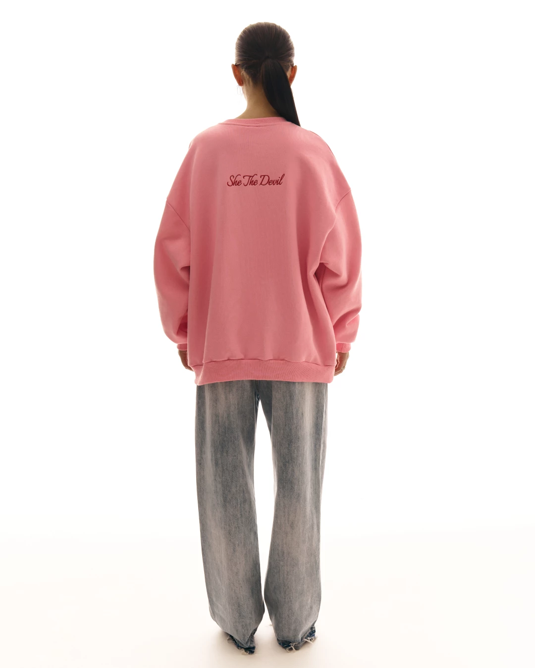 Свитшот с надписью на спине 4 Look Online